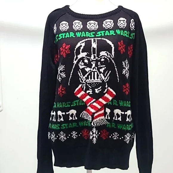 Star Wars Christmas Sweater NWT Ugly Christmas Sweater - Picture 4 of 12